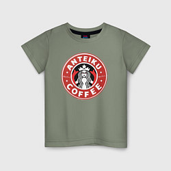 Детская футболка Токийский гуль кофе