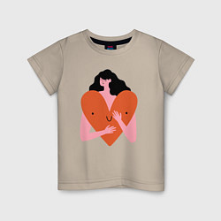 Детская футболка Heart girl