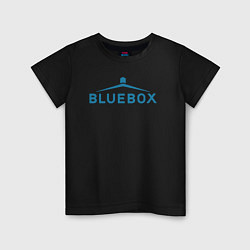 Футболка хлопковая детская Доктор Кто Bluebox, цвет: черный