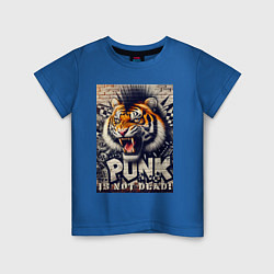 Детская футболка Cool tiger - punks not dead