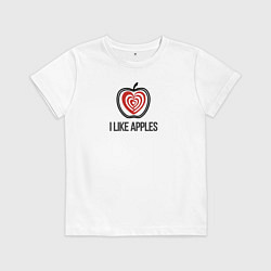 Детская футболка Графика яблоко