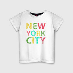 Детская футболка New York city colors