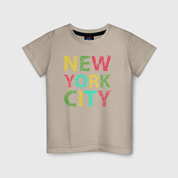 Детская футболка New York city colors