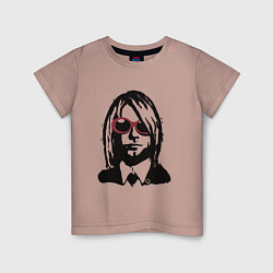 Детская футболка Kurt Cobain Nirvana portrait