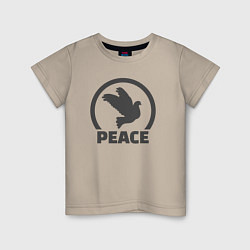 Детская футболка Peace bird