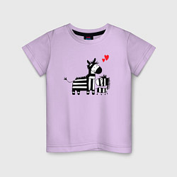 Детская футболка Zebra love