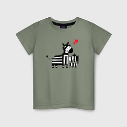 Детская футболка Zebra love