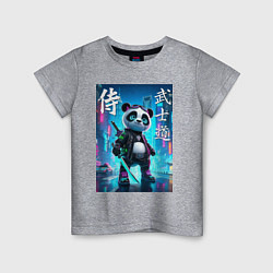 Детская футболка Panda samurai - bushido ai art