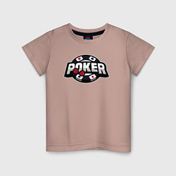 Детская футболка Poker game