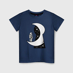 Детская футболка Космос в замочной скважине