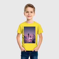 Футболка хлопковая детская Для тебя Бессмертный Фуши, цвет: желтый — фото 2