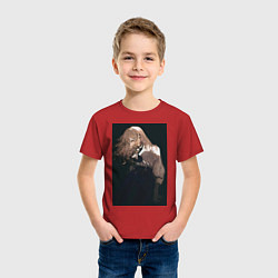Футболка хлопковая детская Ведьма и чудовище Гидо, цвет: красный — фото 2