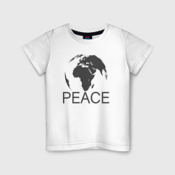 Детская футболка Peace the world