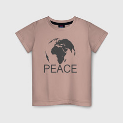 Детская футболка Peace the world