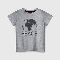 Детская футболка Peace the world