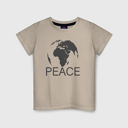 Детская футболка Peace the world