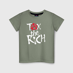 Детская футболка Tax the rich