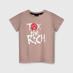 Детская футболка Tax the rich