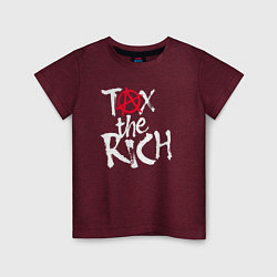 Детская футболка Tax the rich