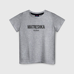 Детская футболка Matreshka - матрёшка