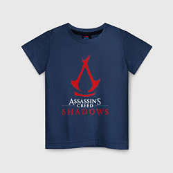 Детская футболка Assassins creed shadows logo