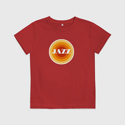 Детская футболка Джаз ретро в желтом