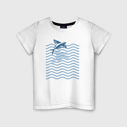 Детская футболка Exocoetidae- летучая рыба