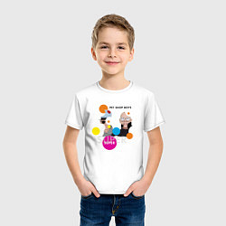 Футболка хлопковая детская Pet Shop Boys - Super, цвет: белый — фото 2