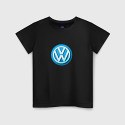 Детская футболка Volkswagen logo blue