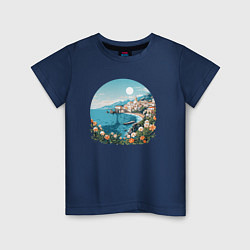 Детская футболка Город у моря