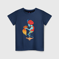 Детская футболка Джинн и золотая рыбка