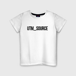 Детская футболка Utm source