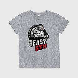 Детская футболка Лучший тренажерного зала - лев