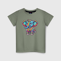 Детская футболка Весёлый слоник
