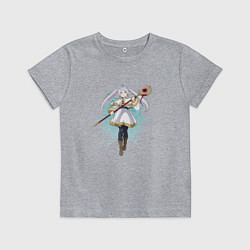 Детская футболка Маг Фрирен с посохом