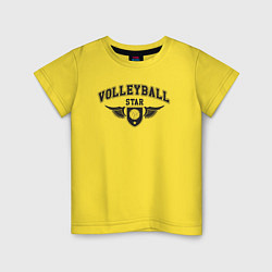 Детская футболка Volleyball star