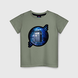 Детская футболка Tardis in space