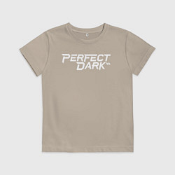 Детская футболка Perfect dark logo