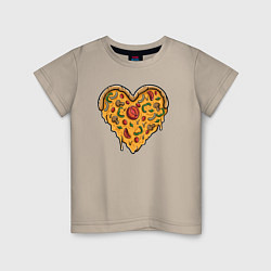 Детская футболка Pizza heart