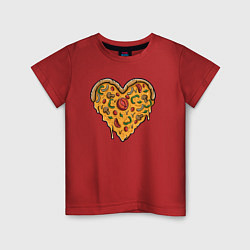 Детская футболка Pizza heart