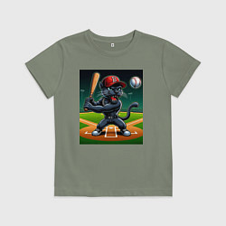 Детская футболка Пантера - баттер бейсбольной команды