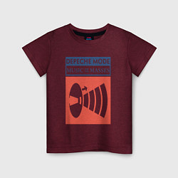 Детская футболка Depeche Mode - Music for the masses merch