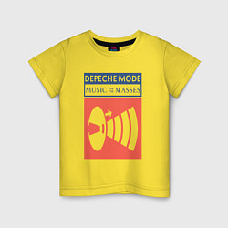 Детская футболка Depeche Mode - Music for the masses merch