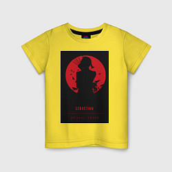 Детская футболка Тёмный дворецкий Себастьян Михаэлис боец