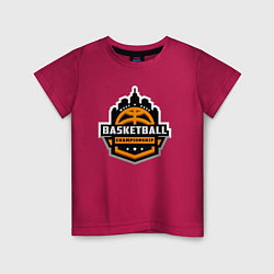 Детская футболка Championship basketball