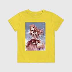 Детская футболка Волчица и пряности арт Холо