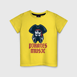 Детская футболка Пиратская музыка