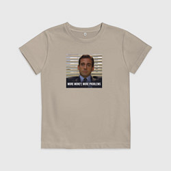 Детская футболка More money, more problems - the office