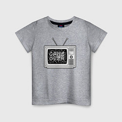 Детская футболка Game over television
