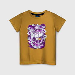 Детская футболка Tardis violet